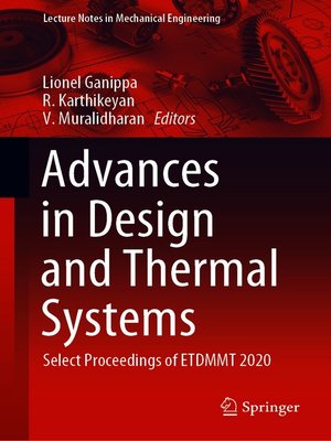 cover image of Advances in Design and Thermal Systems